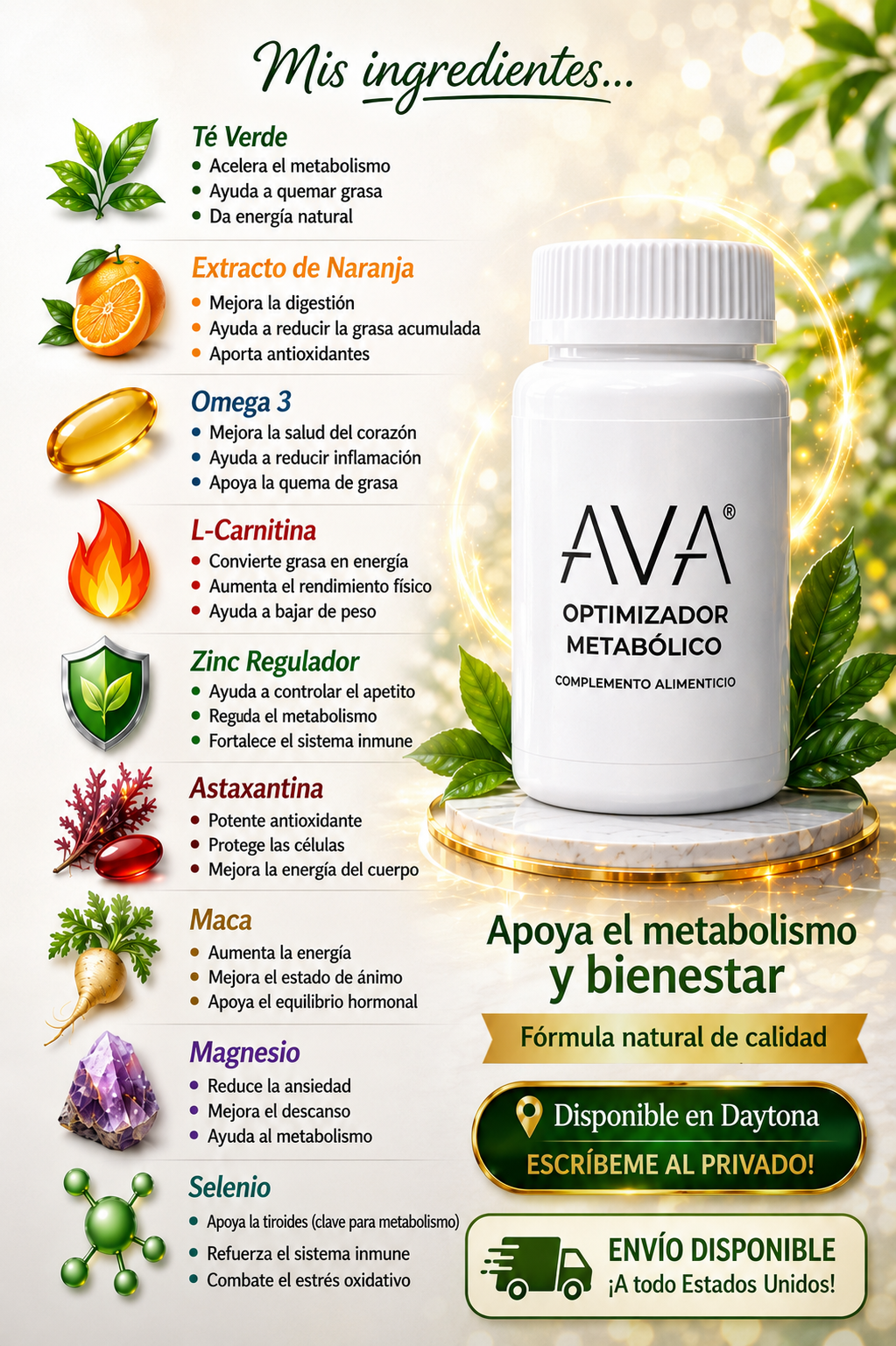Ava optimisador metabolico