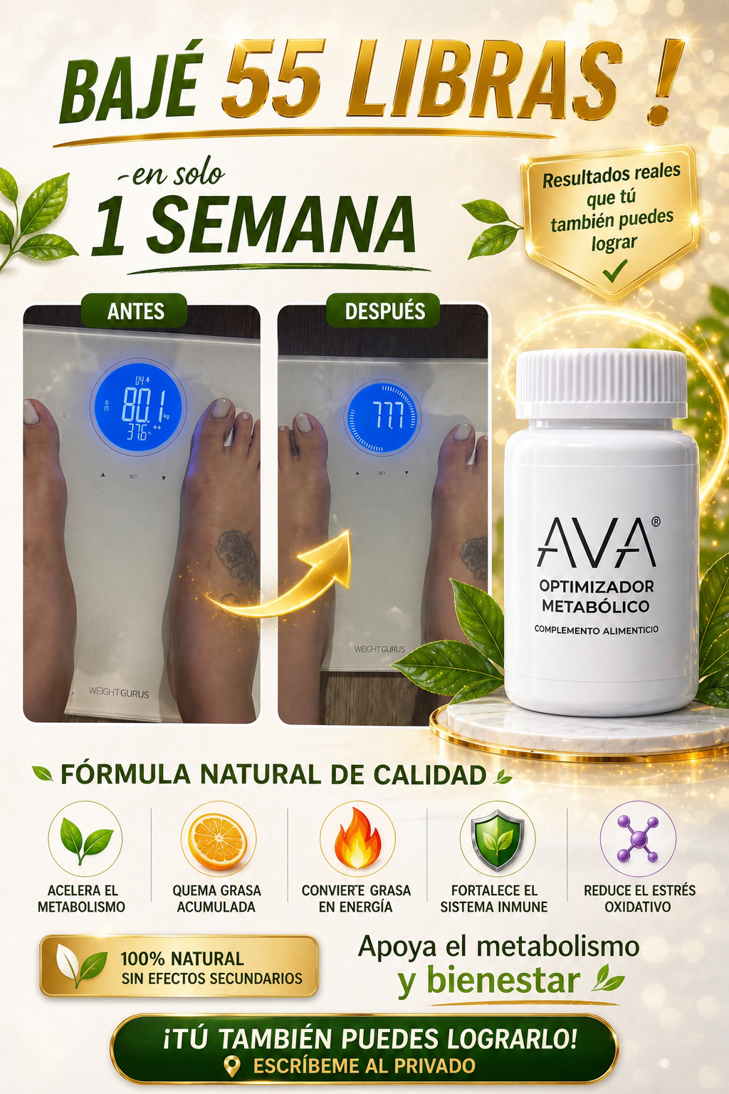 Ava optimisador metabolico