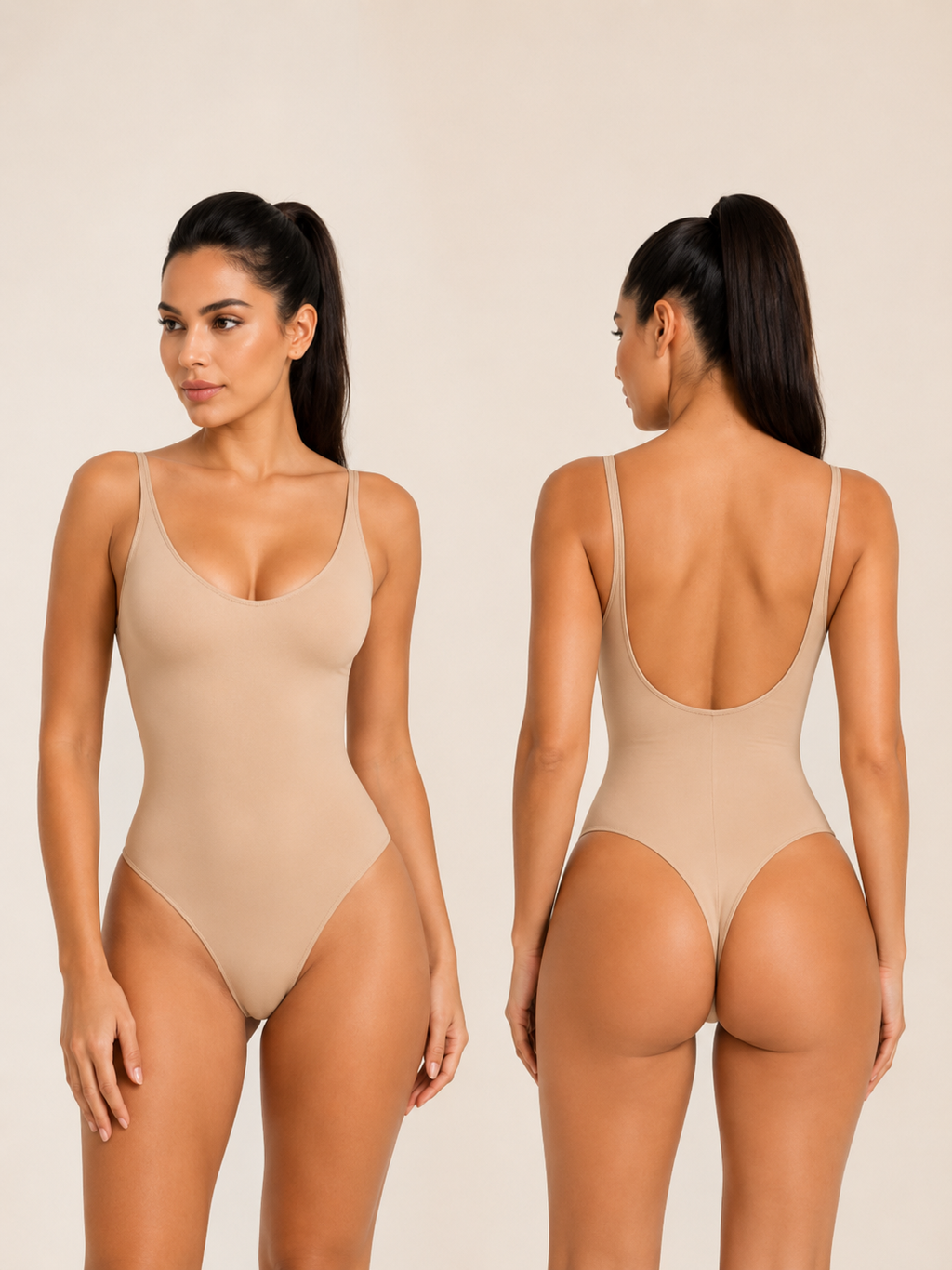 Body Moldeador Hilo Dental Nude– Alta Compresión